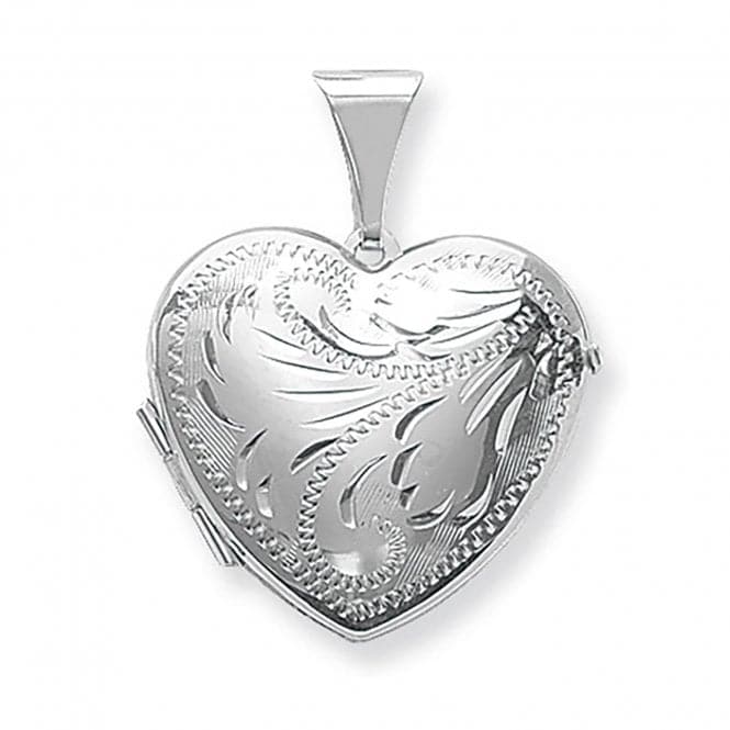 Silver Heart Shaped Locket G6580Acotis Silver JewelleryTH - G6580