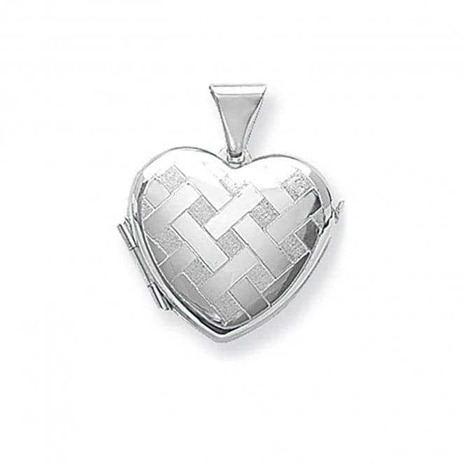 Silver Heart Shaped Locket G6603Acotis Silver JewelleryTH - G6603