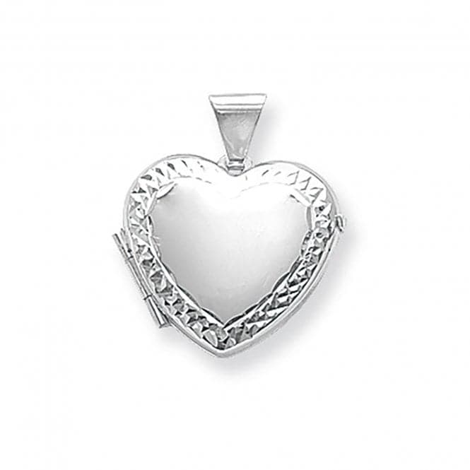 Silver Heart Shaped Locket G6605Acotis Silver JewelleryTH - G6605