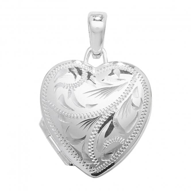 Silver Heart Shaped Locket G6895Acotis Silver JewelleryTH - G6895