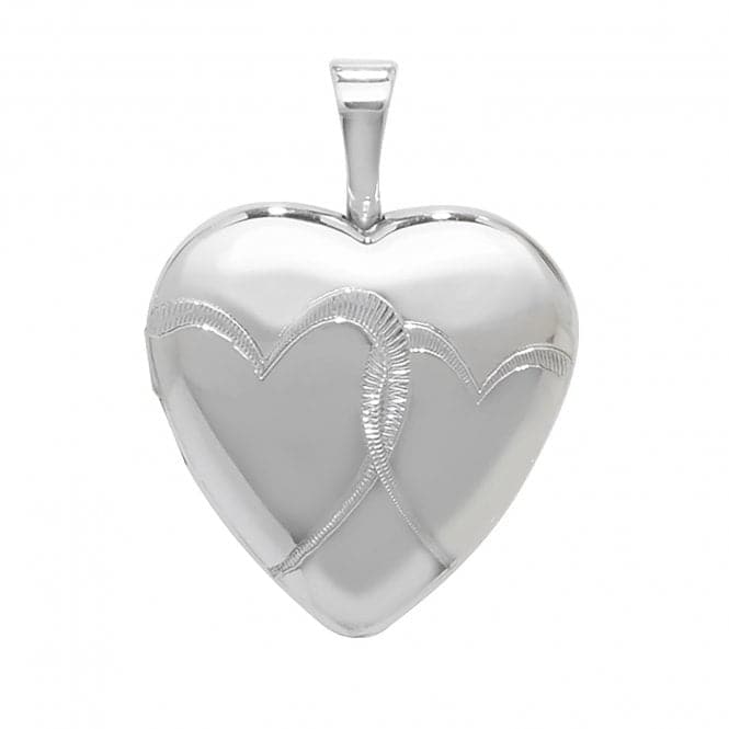 Silver Heart Shaped Locket G6896Acotis Silver JewelleryTH - G6896