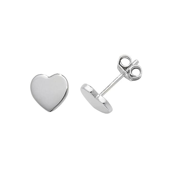 Silver Heart Stud Earrings G51049Acotis Silver JewelleryTH - G51049