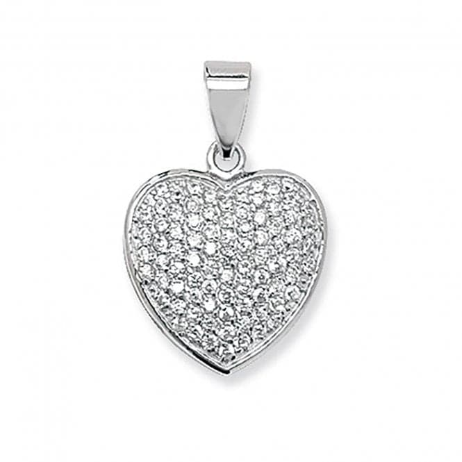 Silver Heart Zirconia Pendant G6631Acotis Silver JewelleryTH - G6631