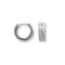 Silver Hinged Zirconia Earrings G5219Acotis Silver JewelleryTH - G5219