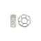Silver Hugs & Kisses Wheel Charm S081DStorywheelsS081D