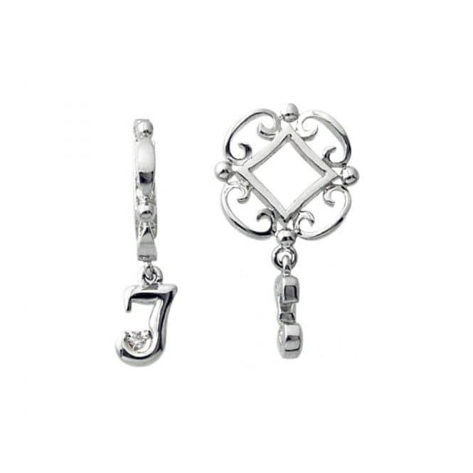 Silver I Initial Dangle Charm S208DStorywheelsS208D