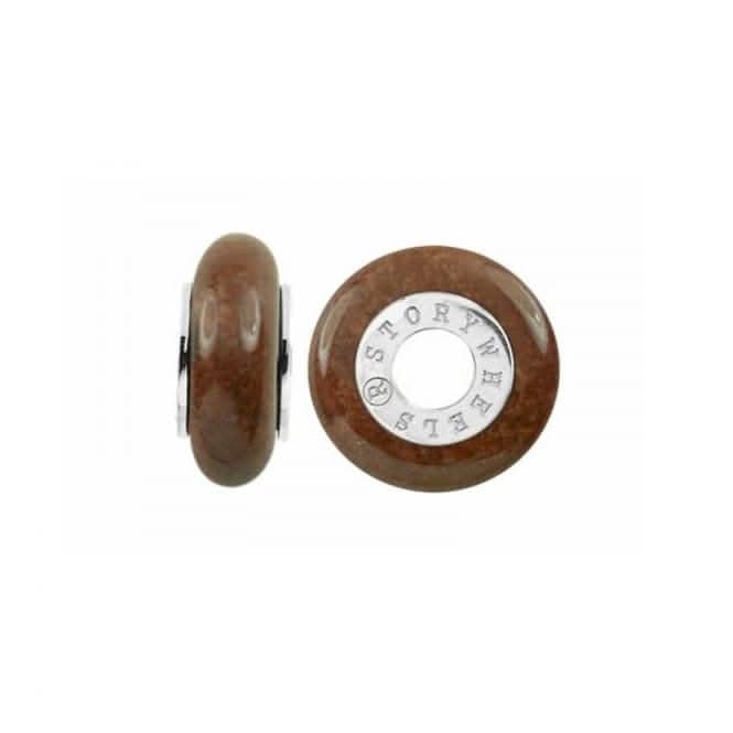 Silver &amp; Jasper Wheel Charm S377CINStorywheelsS377CIN