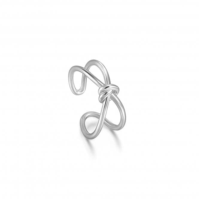 Silver Knot Double Band Adjustable Ring R029 - 02HAnia HaieR029 - 02H