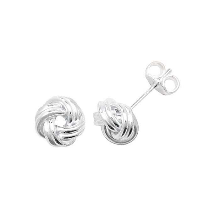 Silver Knot Earrings G5847Acotis Silver JewelleryTH - G5847