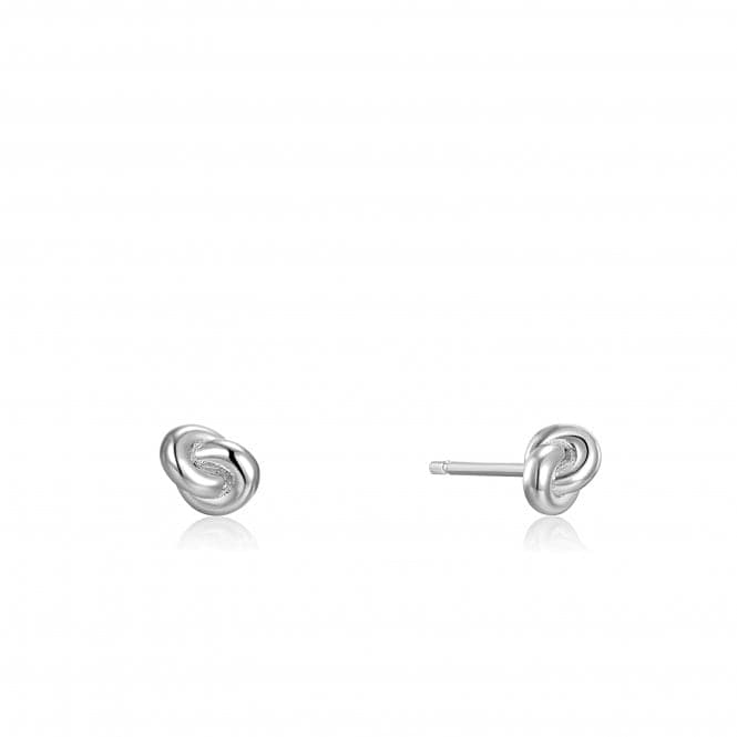 Silver Knot Stud Earrings E029 - 01HAnia HaieE029 - 01H