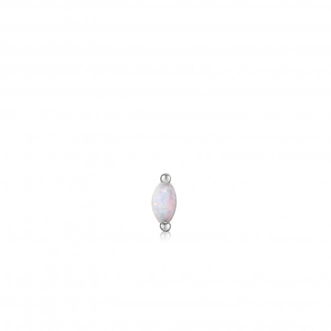 Silver Kyoto Opal Marquise Barbell Single Earring E035 - 12HAnia HaieE035 - 12H