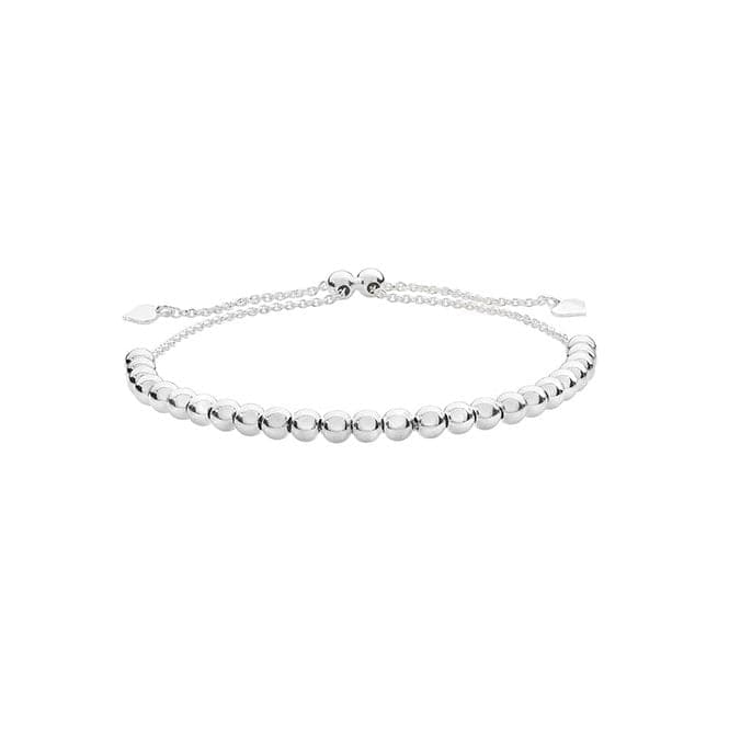 Silver Ladies Bead Pull Style Bracelet G2648Acotis Silver JewelleryTH - G2648