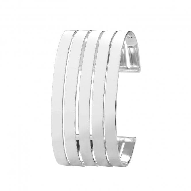 Silver Ladies Cuff Bangle G4428Acotis Silver JewelleryTH - G4428