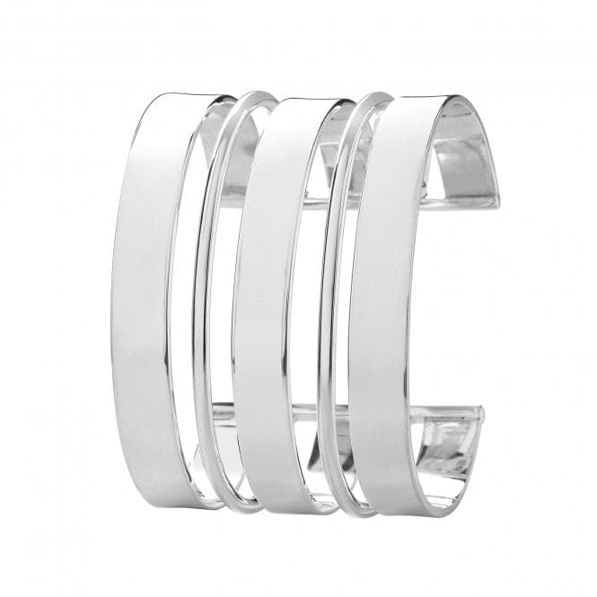 Silver Ladies Cuff Bangle G4429Acotis Silver JewelleryTH - G4429