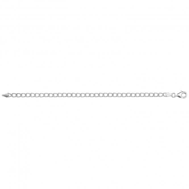 Silver Ladies Curb Bracelet G2638Acotis Silver JewelleryTH - G2638