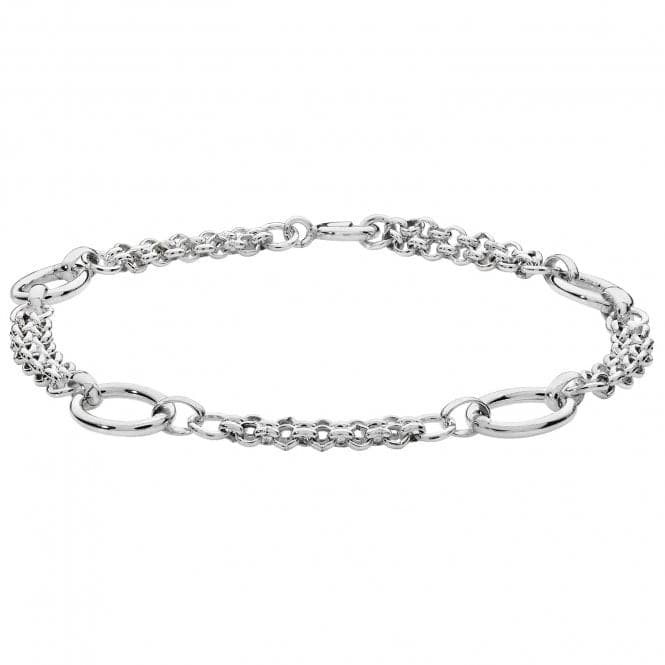 Silver Ladies Fancy Bracelet G2498Acotis Silver JewelleryTH - G2498