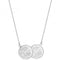 Silver Ladies Full Double Sovereign Coin Necklace G3301FAcotis Silver JewelleryTH - G3301F