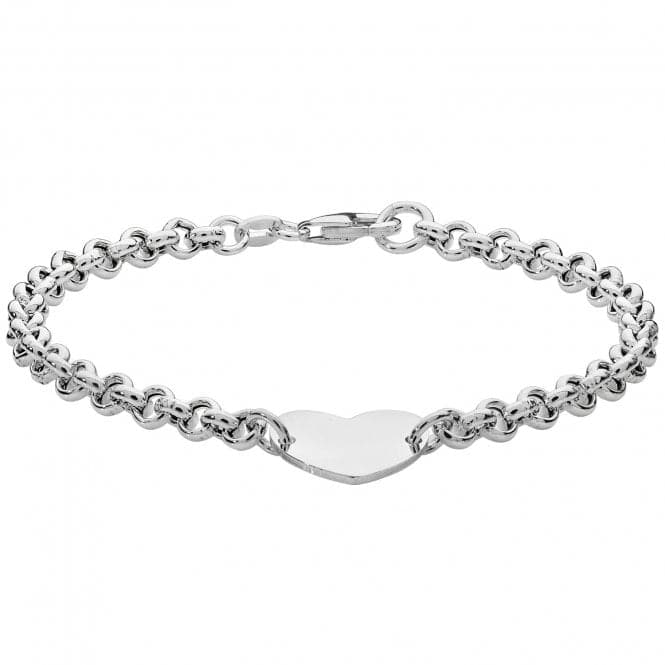 Silver Ladies Heart Bracelet G2557Acotis Silver JewelleryTH - G2557