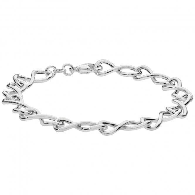 Silver Ladies Infinity Link Bracelet G2558Acotis Silver JewelleryTH - G2558