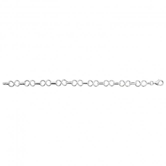 Silver Ladies Infinity Link Bracelet G2642Acotis Silver JewelleryTH - G2642