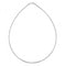 Silver Ladies Omega Necklace G3299Acotis Silver JewelleryG3299/16