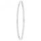 Silver Ladies Oval Plain Bangle G4326Acotis Silver JewelleryTH - G4326