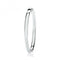 Silver Ladies Oval Plain Hinged Bangle G4433Acotis Silver JewelleryTH - G4433