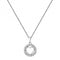 Silver Ladies rhodium Plated Zirconia Pendant On Chain G3332Acotis Silver JewelleryTH - G3332