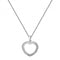 Silver Ladies rhodium Plated Zirconia Pendant On Chain G3333Acotis Silver JewelleryTH - G3333