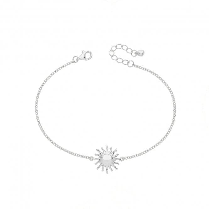 Silver Ladies rhodium Sun Bracelet G2696Acotis Silver JewelleryTH - G2696