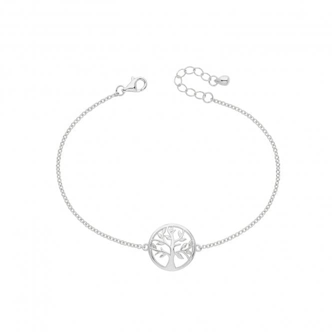 Silver Ladies rhodium Tree Of Life Bracelet G2698Acotis Silver JewelleryTH - G2698