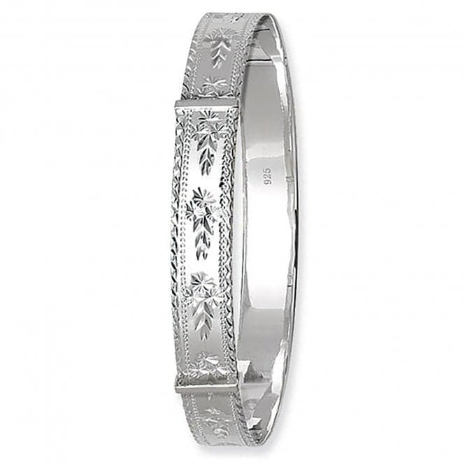 Silver Ladies Round Dia Cut Expandable Bangle G4108Acotis Silver JewelleryTH - G4108