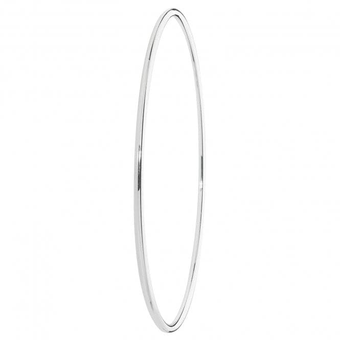 Silver Ladies Round Plain Bangle G4317Acotis Silver JewelleryTH - G4317