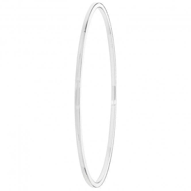 Silver Ladies Round Plain Bangle G4323Acotis Silver JewelleryTH - G4323