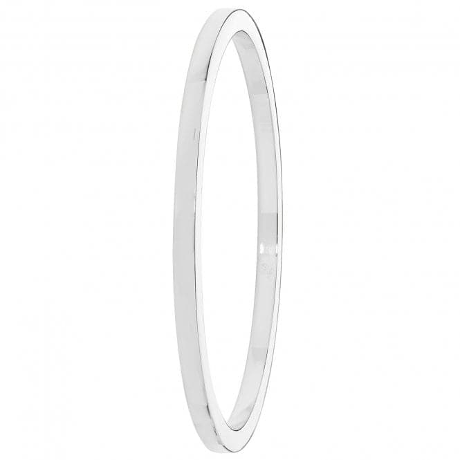 Silver Ladies Round Plain Bangle G4324Acotis Silver JewelleryTH - G4324