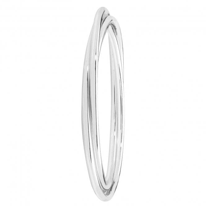 Silver Ladies Round Russian Bangle G4349Acotis Silver JewelleryTH - G4349