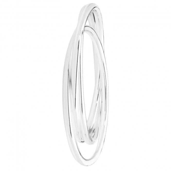 Silver Ladies Round Russian Bangle G4350Acotis Silver JewelleryTH - G4350