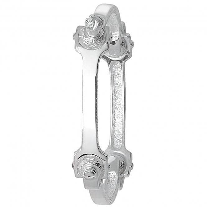 Silver Ladies Spanner Bangle G2184Acotis Silver JewelleryTH - G2184