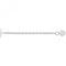 Silver Ladies T - Bar Bracelet G3117BAcotis Silver JewelleryTH - G3117B