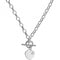 Silver Ladies T - Bar Necklace G3116Acotis Silver JewelleryTH - G3116
