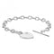 Silver Ladies T - Bar Zirconia Bracelet G3117CZBAcotis Silver JewelleryTH - G3117CZB
