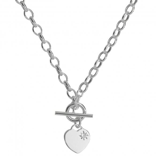 Necklace T Bar Zirconia G3116CZ