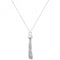 Silver Ladies Tassel Pendant On Chain G3317Acotis Silver JewelleryTH - G3317