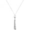 Silver Ladies Tassel Pendant On Chain G3318Acotis Silver JewelleryTH - G3318