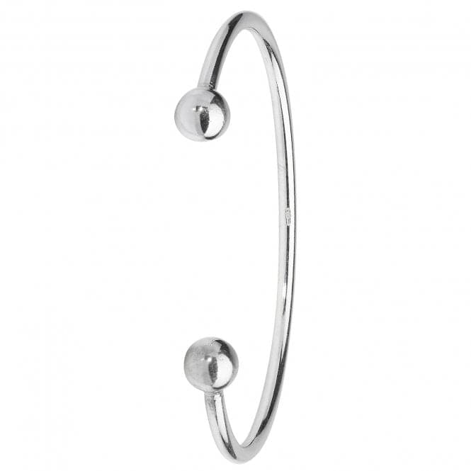 Silver Ladies Torc Bangle G4232Acotis Silver JewelleryTH - G4232