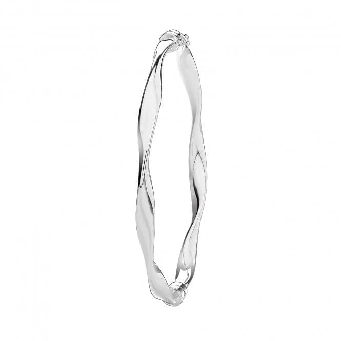 Silver Ladies Twisted Hinged Bangle G4430Acotis Silver JewelleryTH - G4430