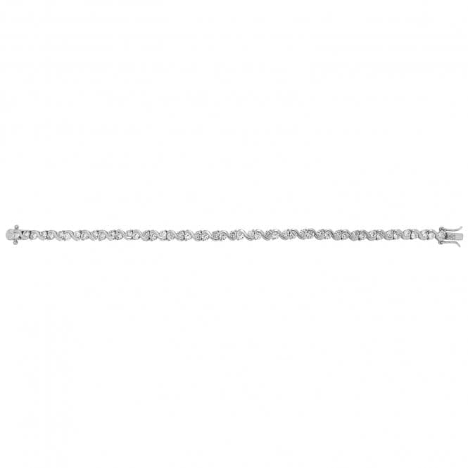 Silver Ladies Zirconia Bracelet G2380Acotis Silver JewelleryTH - G2380