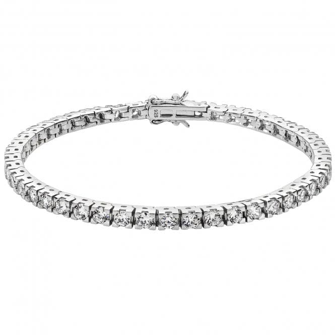 Silver Ladies Zirconia Bracelet G2382Acotis Silver JewelleryTH - G2382