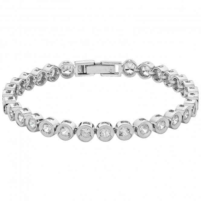 Silver Ladies Zirconia Bracelet G2383Acotis Silver JewelleryTH - G2383