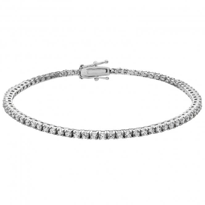 Silver Ladies Zirconia Bracelet G2563Acotis Silver JewelleryTH - G2563